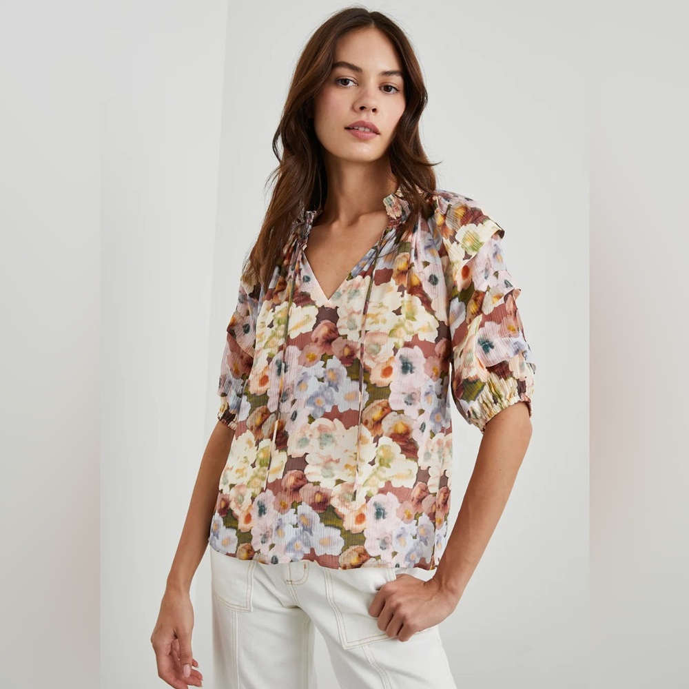 Brand New RAILS Paris Top Painted Floral